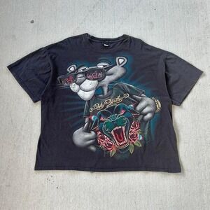 Pink Panther 90's Vintage Ed Hardy type Men's XL In great Condition